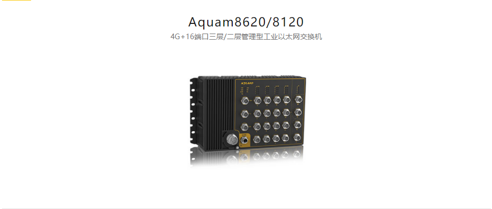 EN50155以太網(wǎng)交換機Aquam8620/8120 4G+16端口三層/二層管理型工業(yè)以太網(wǎng)交換機